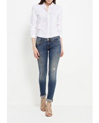 Синие джинсы скинни от Liu Jo Jeans