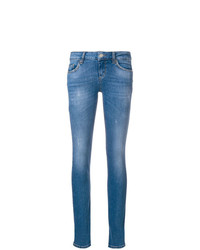 Синие джинсы скинни от Liu Jo