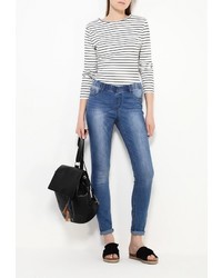 Синие джинсы скинни от LOST INK