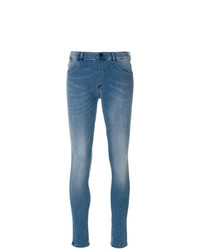 Синие джинсы скинни от Love Moschino