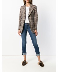 Синие джинсы скинни от Liu Jo