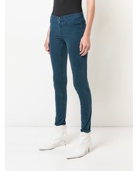 Синие джинсы скинни от AG Jeans