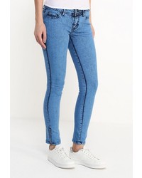 Синие джинсы скинни от Lucid