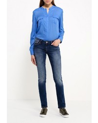 Синие джинсы скинни от Mavi