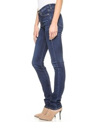 Синие джинсы скинни от MiH Jeans