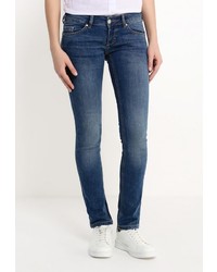 Синие джинсы скинни от Mustang