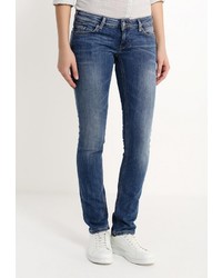 Синие джинсы скинни от Mustang