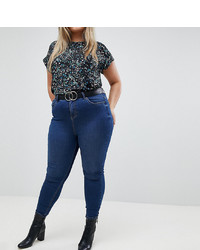 Синие джинсы скинни от New Look Plus