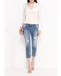 Синие джинсы скинни от Patrizia Pepe