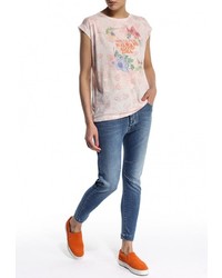 Синие джинсы скинни от Patrizia Pepe