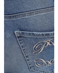 Синие джинсы скинни от Patrizia Pepe