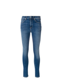Синие джинсы скинни от rag & bone/JEAN