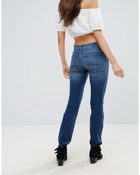 Синие джинсы скинни от 7 For All Mankind