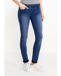 Синие джинсы скинни от Sela