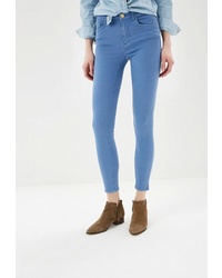 Синие джинсы скинни от Silvian Heach