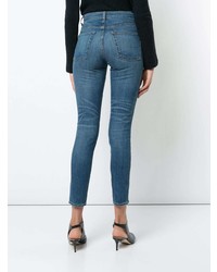 Синие джинсы скинни от Brock Collection