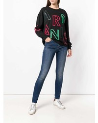 Синие джинсы скинни от Armani Exchange