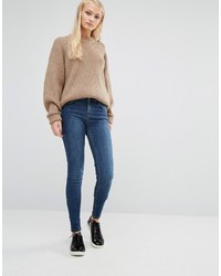 Синие джинсы скинни от Oasis