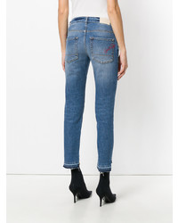 Синие джинсы скинни от Gaelle Bonheur