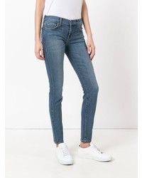 Синие джинсы скинни от Current/Elliott