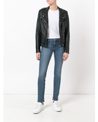 Синие джинсы скинни от Current/Elliott