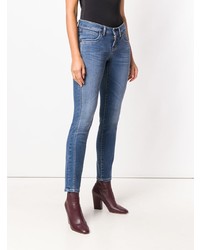 Синие джинсы скинни от Cambio