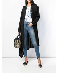 Синие джинсы скинни от Frame Denim