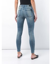 Синие джинсы скинни от RtA