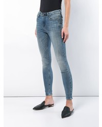 Синие джинсы скинни от RtA