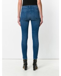 Синие джинсы скинни от Closed