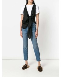 Синие джинсы скинни от RE/DONE