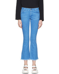 Синие джинсы скинни от Stella McCartney