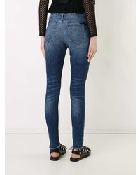 Синие джинсы скинни от RtA