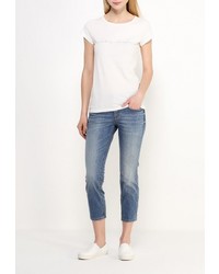 Синие джинсы скинни от Tom Tailor