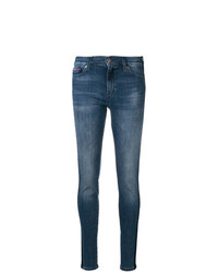 Синие джинсы скинни от Tommy Jeans