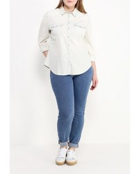 Синие джинсы скинни от Violeta BY MANGO