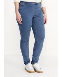 Синие джинсы скинни от Violeta BY MANGO