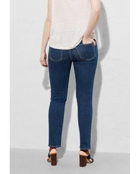 Синие джинсы скинни от Violeta BY MANGO