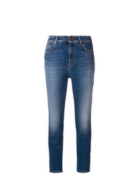 Синие джинсы скинни от Weekend Max Mara