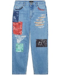Мужские синие джинсы от Alanui