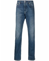 Мужские синие джинсы от Alexander McQueen
