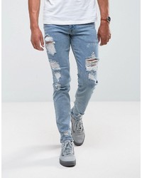 Мужские синие джинсы от Asos