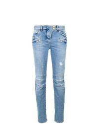 Женские синие джинсы от Balmain
