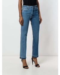 Женские синие джинсы от Helmut Lang