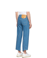 Мужские синие джинсы от Lanvin