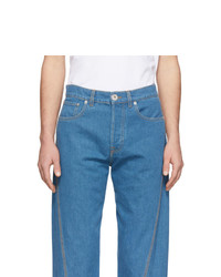 Мужские синие джинсы от Lanvin