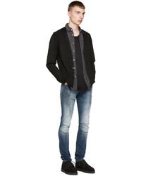 Мужские синие джинсы от Pierre Balmain