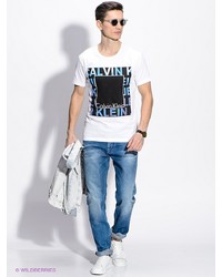 Мужские синие джинсы от Calvin Klein