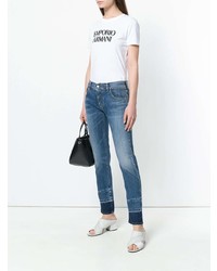 Женские синие джинсы от Emporio Armani