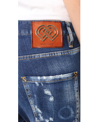 Женские синие джинсы от Dsquared2